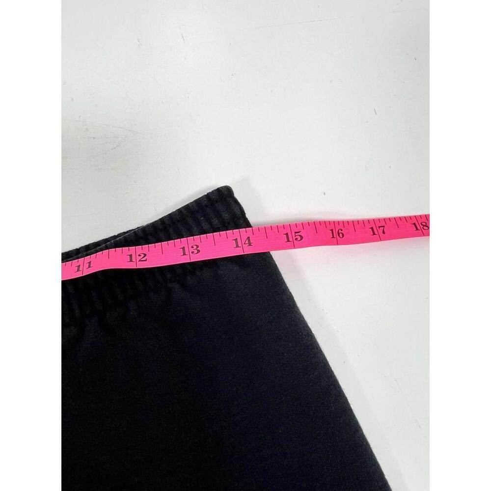VTG 90s Nike Gray Tag Kids Blk Sweatpants Sz 10-12 Large Graphic Print USA Swoos - Picture 7 of 8